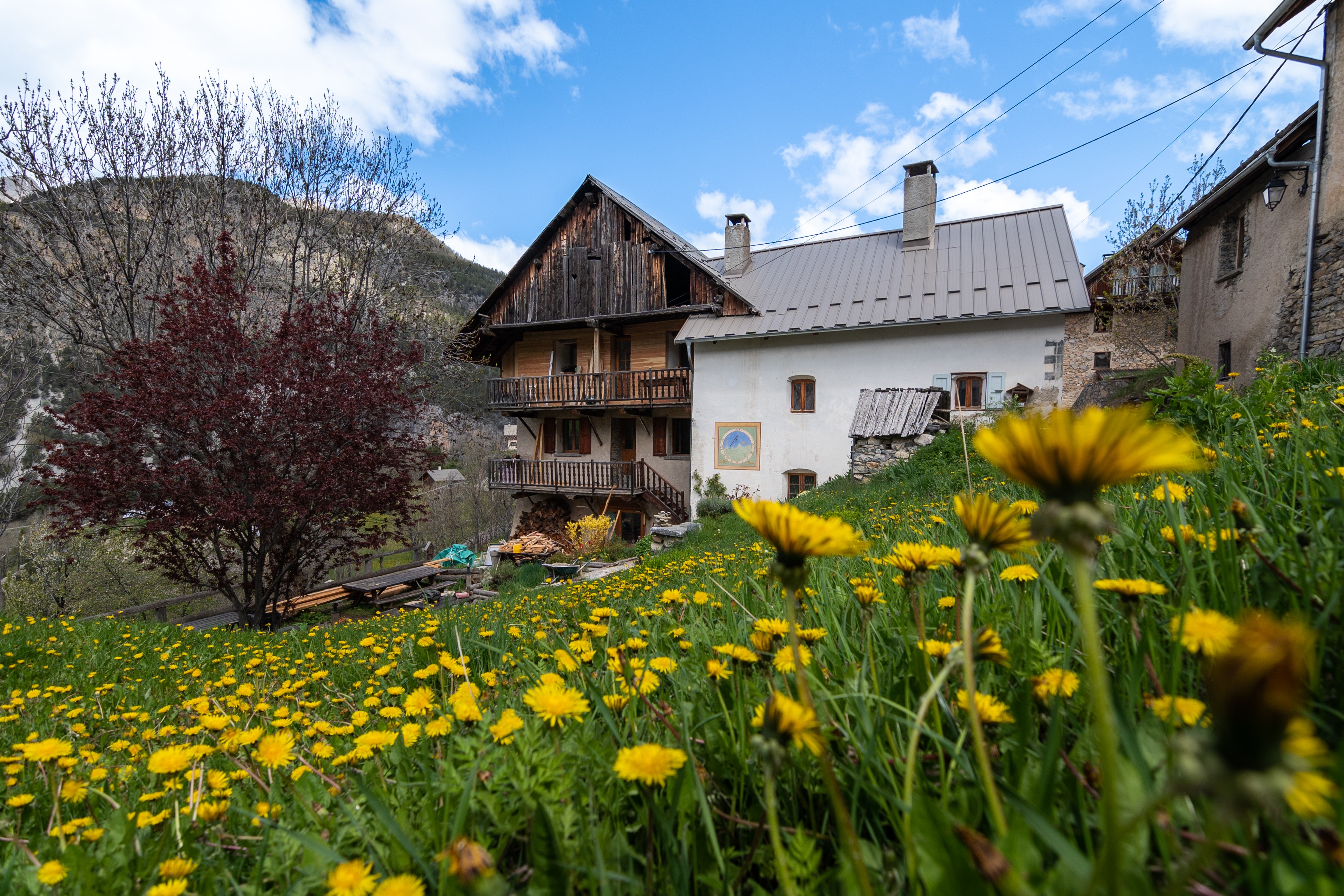 Le gîte au printemps
