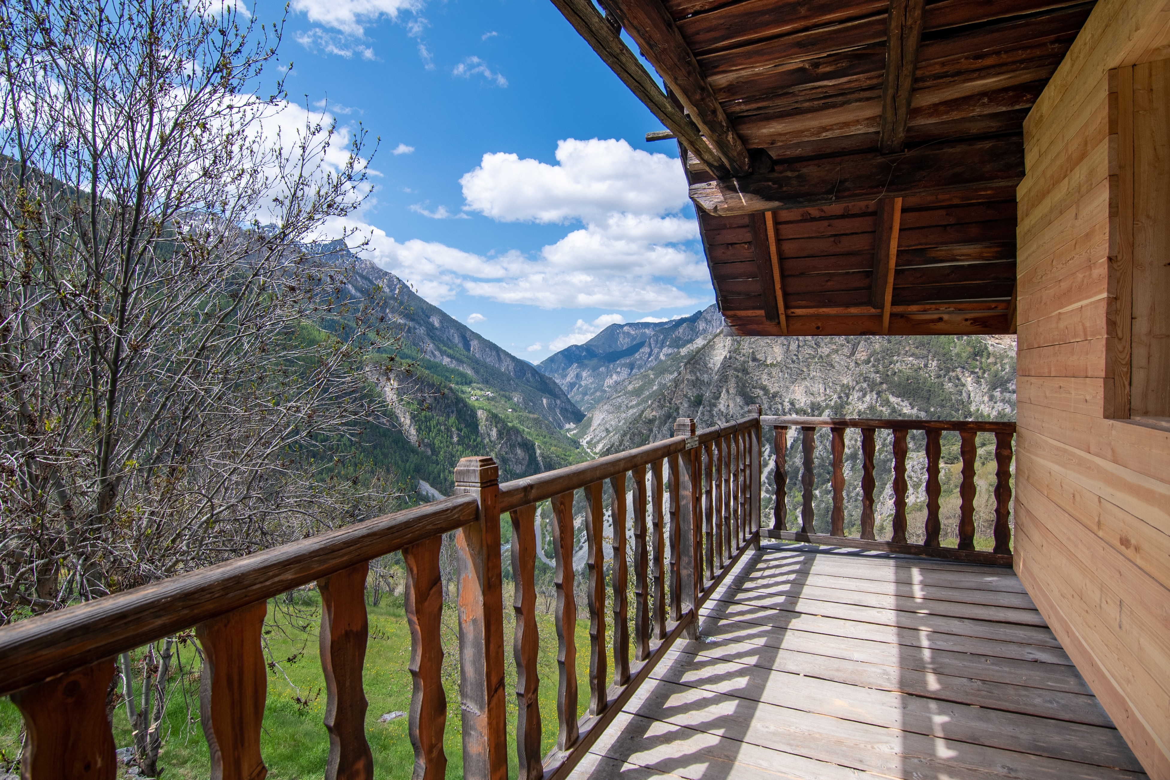 Balcon avec vue sur la combe du Guil