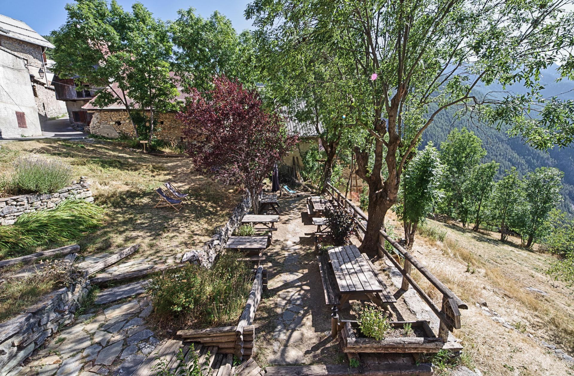 terrasse vue du balcon